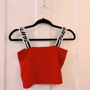 LF The Brand Logo Strap Tank